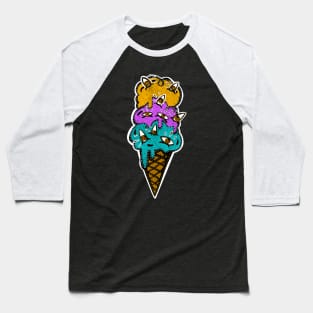 “Eyescream” ice cream with eyes sprinkles, get woke Baseball T-Shirt